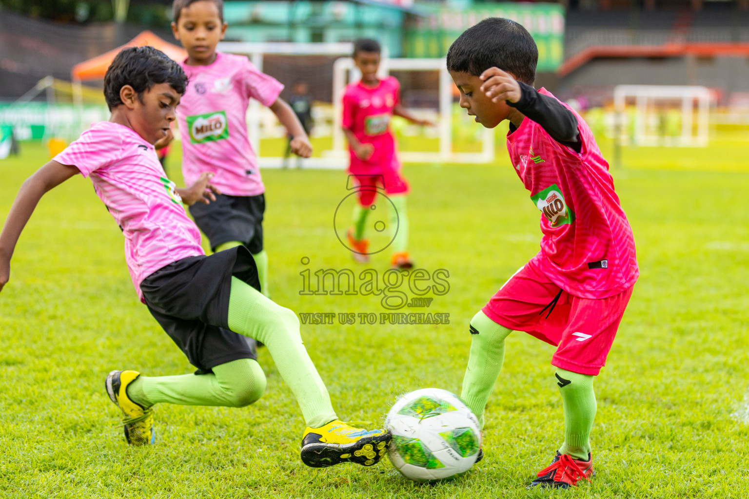 Day 2 of MILO Kids Football Fiesta was held at National Stadium in Male', Maldives on Saturday, 24th February 2024.