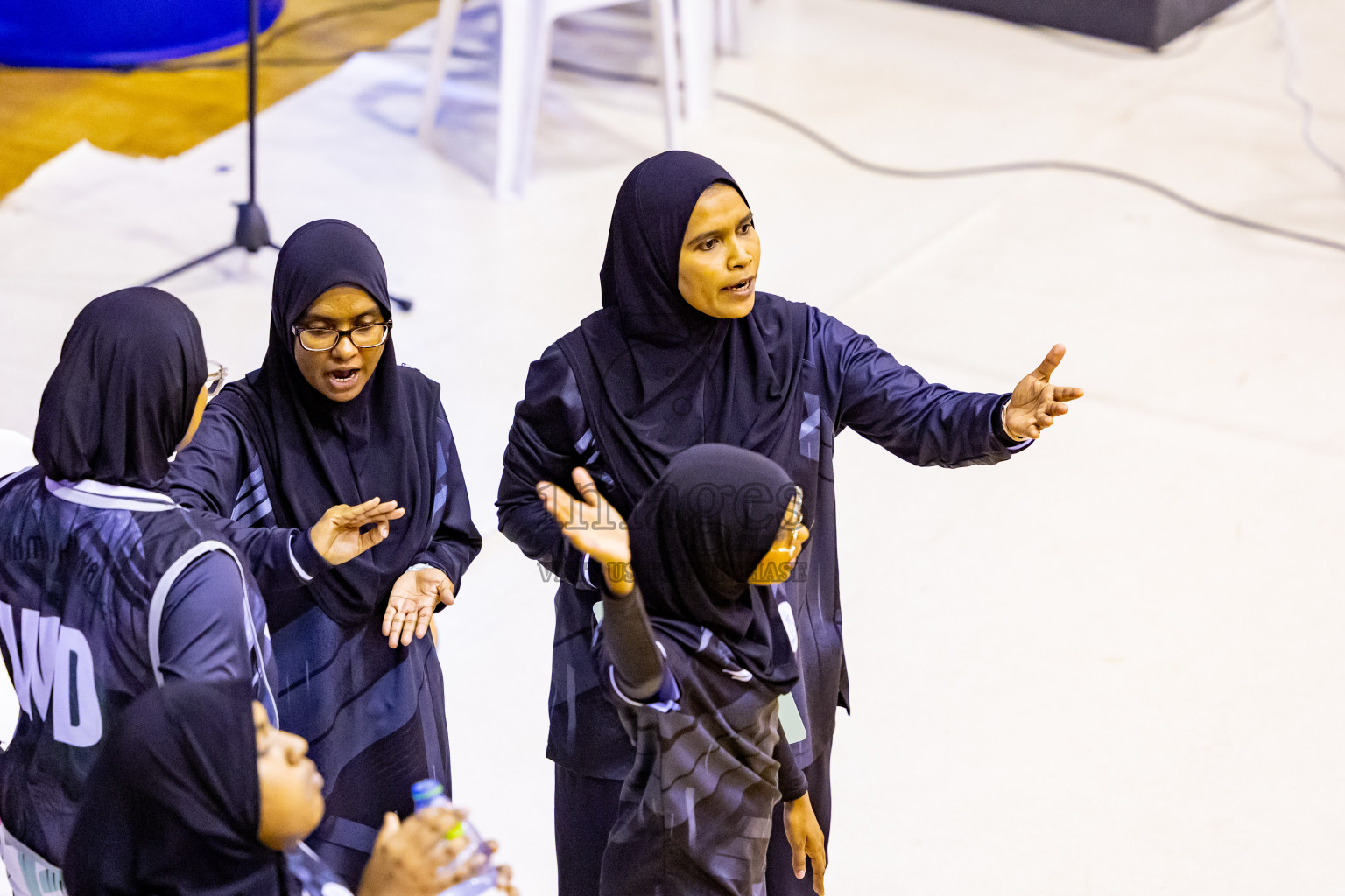 Day 12 of 25th Inter-School Netball Tournament was held in Social Center at Male', Maldives on Thursday, 22nd August 2024. Photos: Nausham Waheed / images.mv