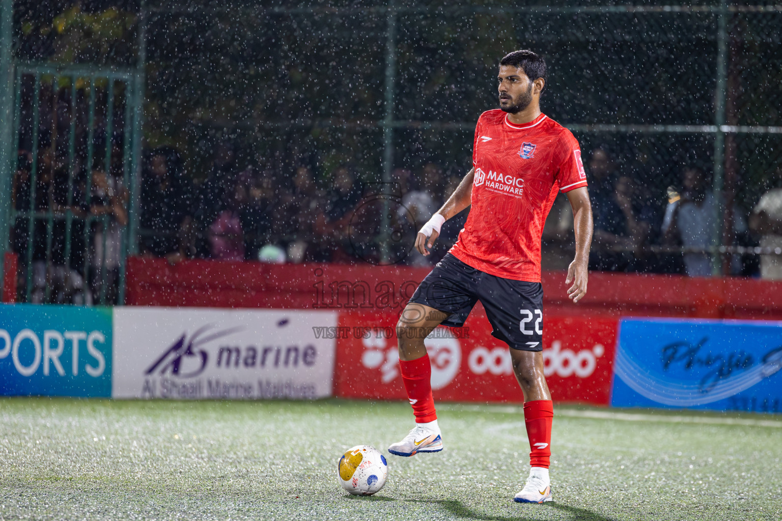 HA Hoarafushi vs HA Maarandhoo in Day 9 of Golden Futsal Challenge 2025 was held on Monday, 13th January 2025, in Hulhumale', Maldives
Photos: Ismail Thoriq / images.mv