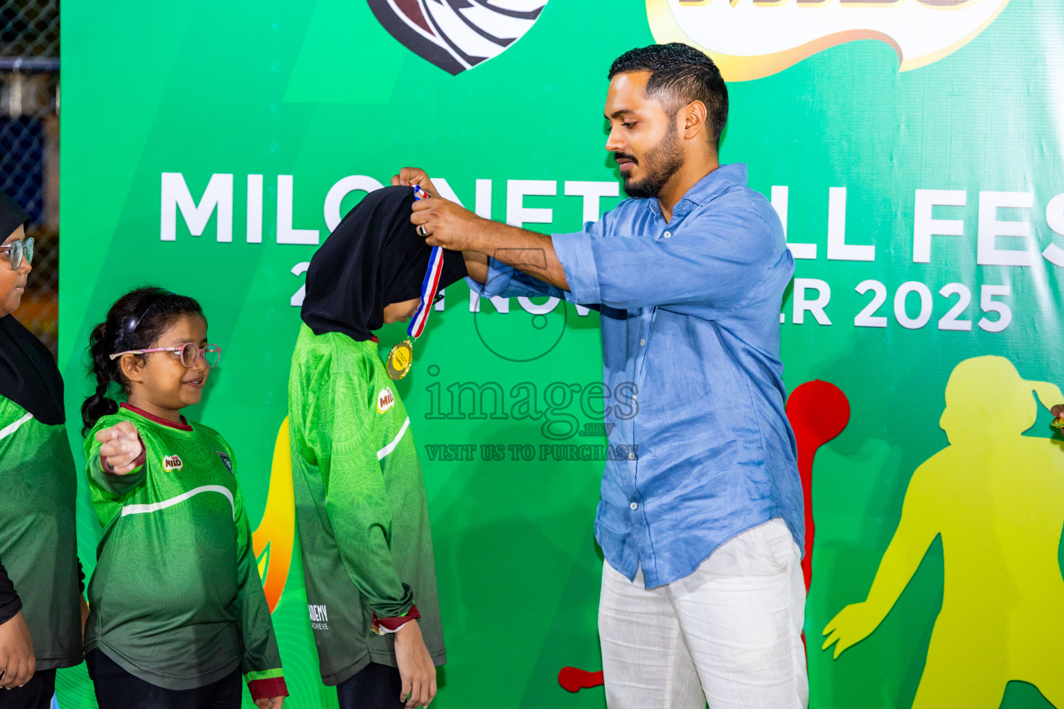 Day 2 of MILO Netball Fest 2025 was held in Cental Park, Hulhumale', Maldives on Friday, 21st November 2025. Photos: Nausham Waheed / images.mv