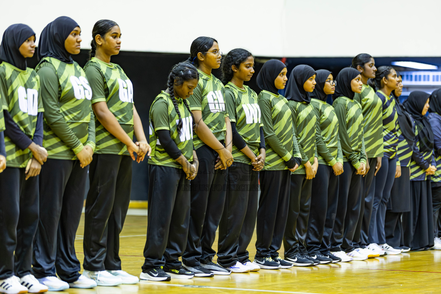 Day 1 of Inter-School Netball Tournament 2025 was held in Social Center Indoor Hall on Saturday, 18th October 2025. Photos: Areef Adam / images.mv