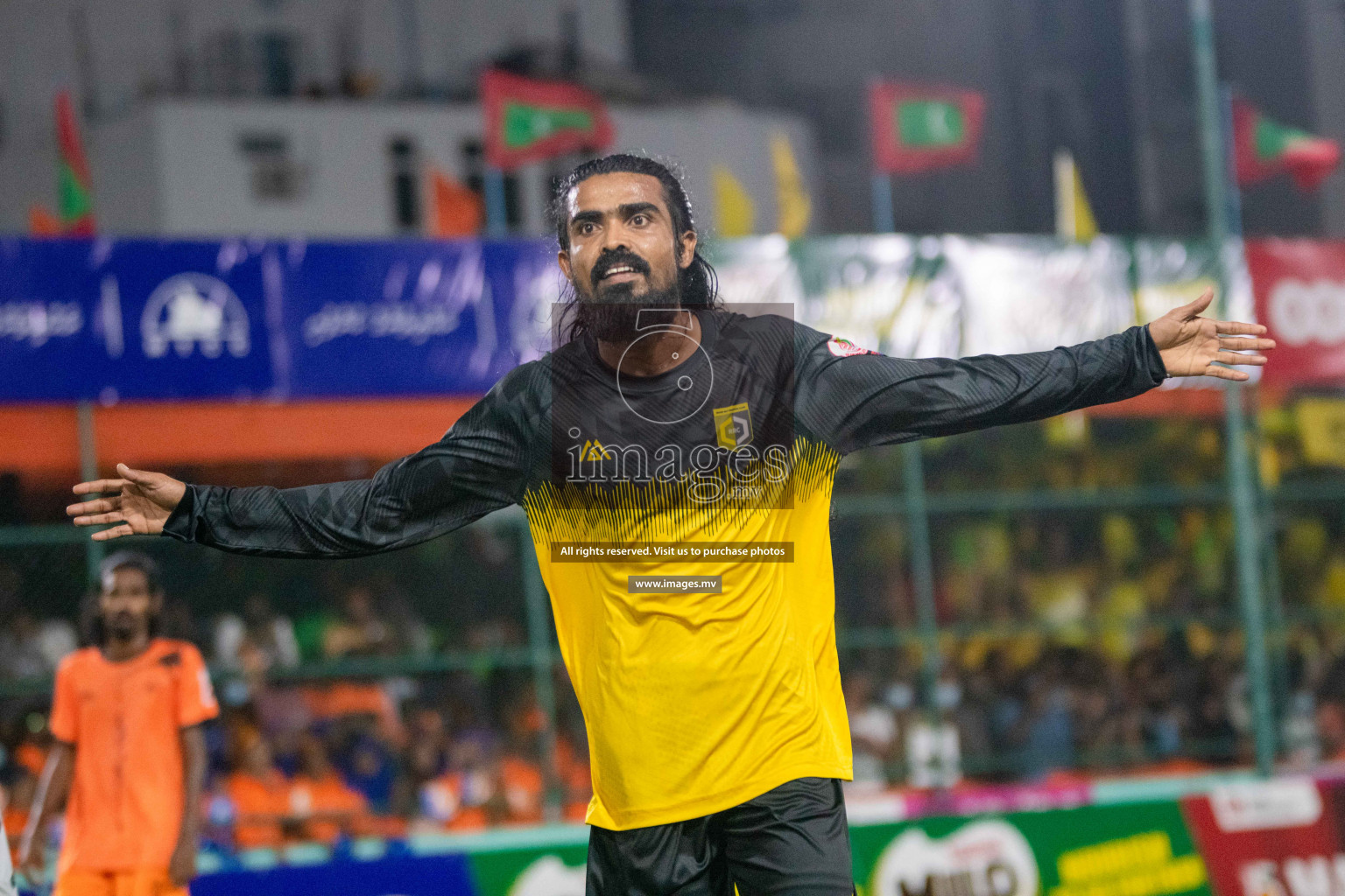 RRC Vs FSM in the Semi Finals of Club Maldives 2021 held in Hulhumale, Maldives on 19 December 2021. Photos: Shuu Abdul Sattar / images.mv