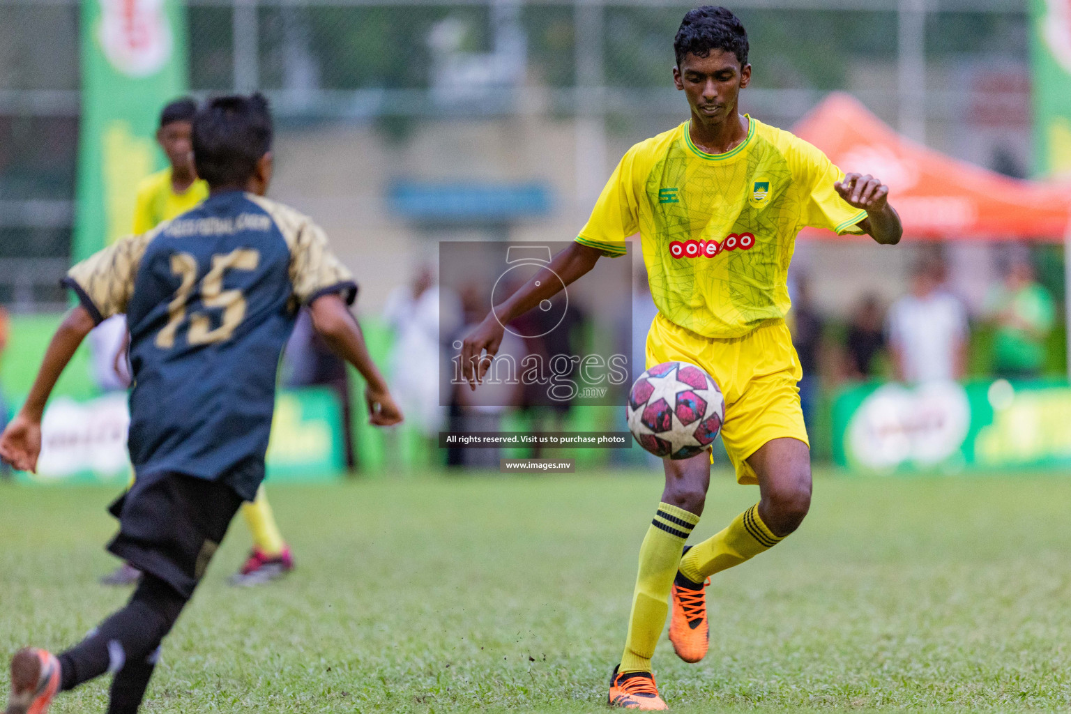 Day 1 of MILO Academy Championship 2023 (u14) was held in Henveyru Stadium Male', Maldives on 3rd November 2023. Photos: Nausham Waheed / images.mv