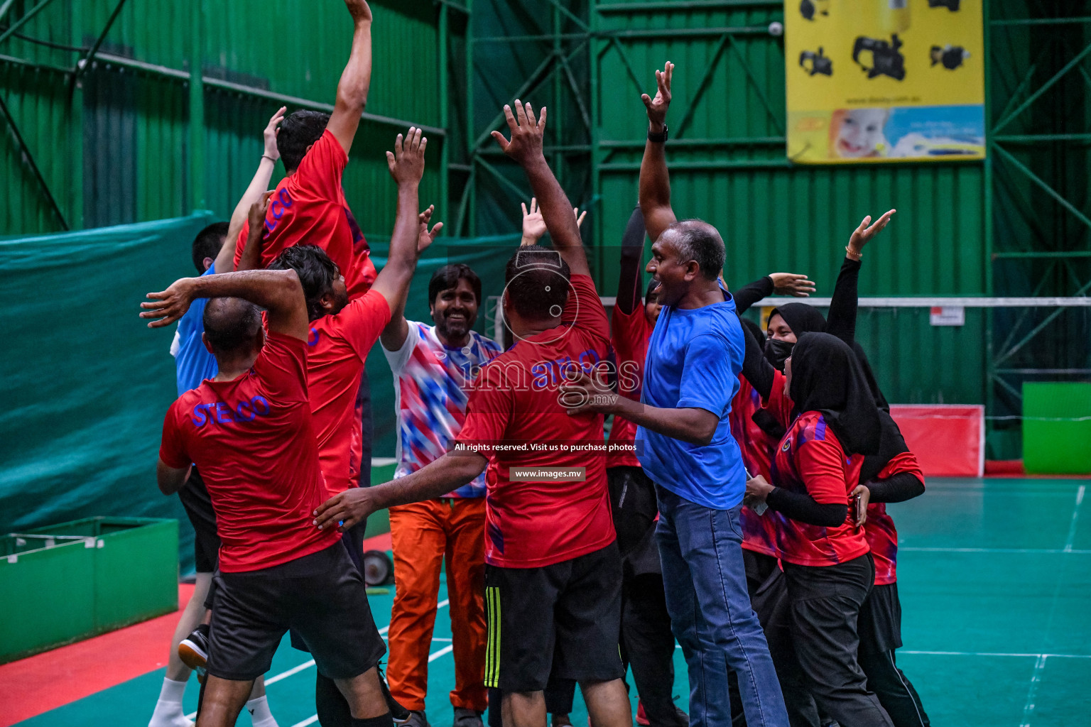 Final of 6th Office Company Badmintion Championship held in Male', Maldives Photos: Nausham Waheed / Images.mv