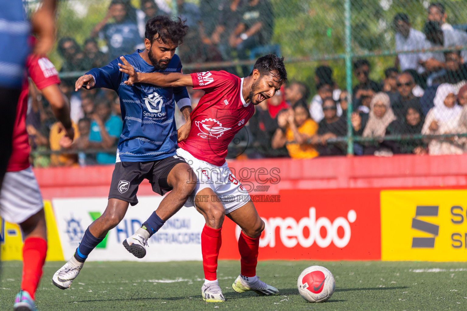 K Gaafaru vs K Kaashidhoo in Day 19 of Golden Futsal Challenge 2024 was held on Friday, 2nd February 2024, in Hulhumale', Maldives
Photos: Ismail Thoriq / images.mv