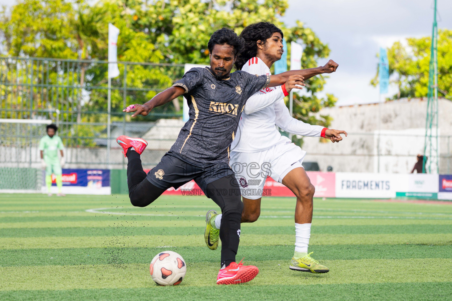 Outreef SC VS Lecrose SC in Day 3 - Fonadhoo Youth Futsal Challenge 2025 held in Fonadhoo Futsal Stadium, L. Fonadhoo, Maldives on Tuesday, 28th October 2025 Photos: Arif Rasheed / images.mv