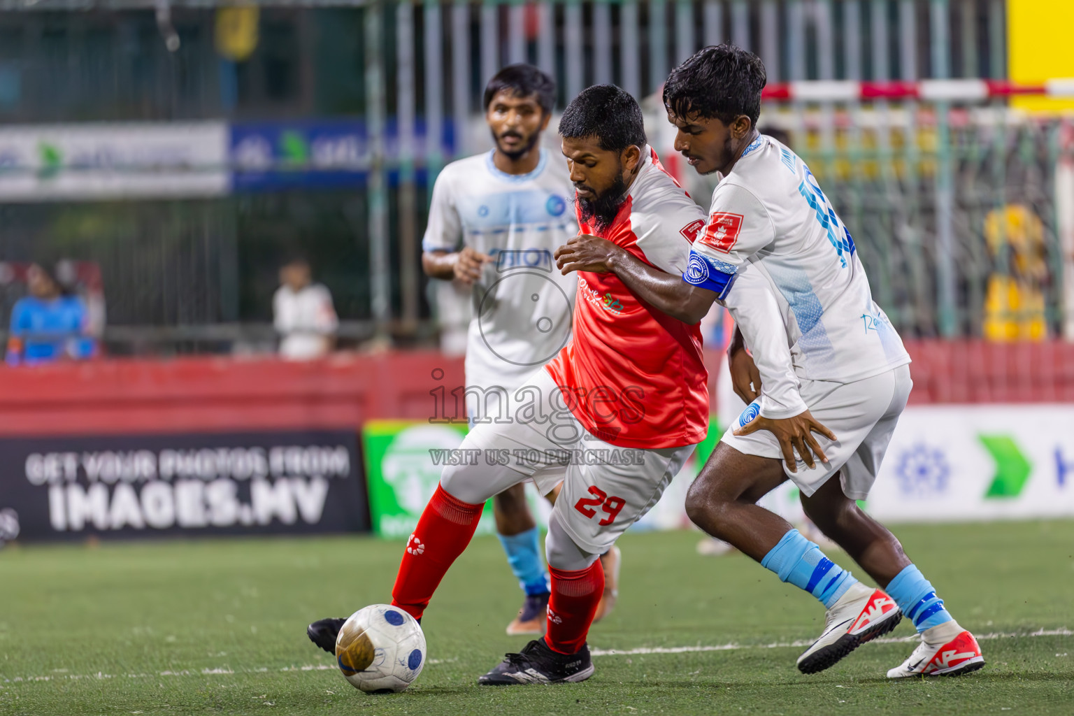 Sh Feydhoo vs N Kendhikulhudhoo on Day 37 of Golden Futsal Challenge 2024 was held on Thursday, 22nd February 2024, in Hulhumale', Maldives
Photos: Ismail Thoriq / images.mv