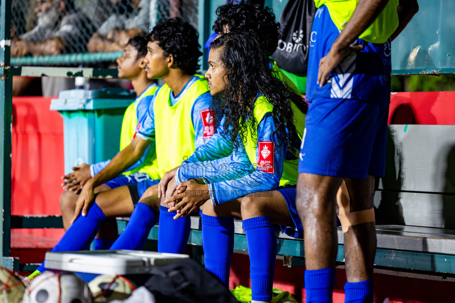 GA Gemanafushi VS GA Nilandhoo in Day 8 of Golden Futsal Challenge 2025 was held on Sunday, 12th January 2025, in Hulhumale', Maldives Photos: Nausham Waheed , Ismail Thoriq / images.mv