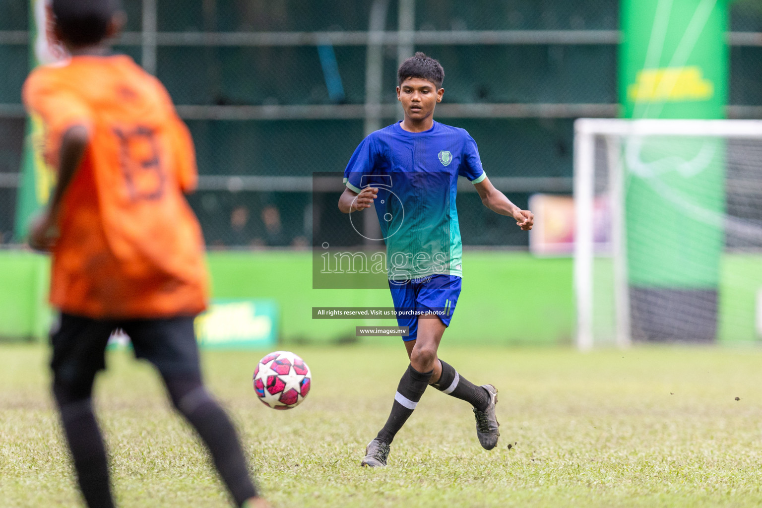 Day 2 of MILO Academy Championship 2023 (u14) was held in Henveyru Stadium Male', Maldives on 4th November 2023. Photos: Nausham Waheed / images.mv