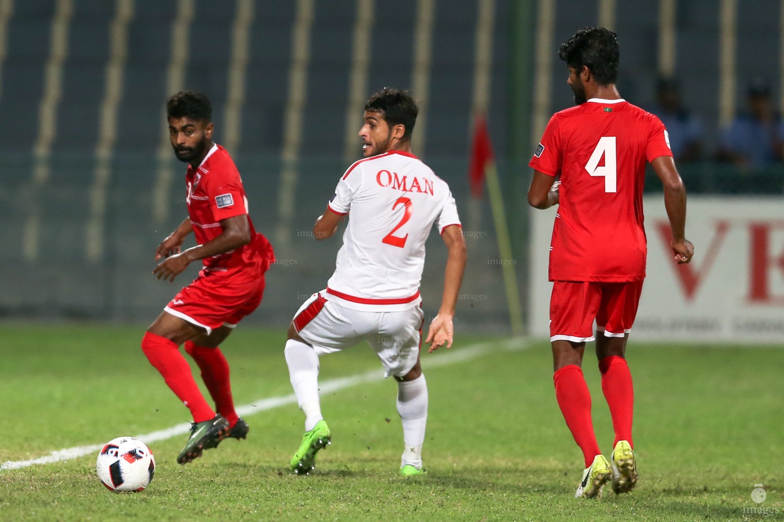 Asian Cup Qualifier between Maldives and Oman in National Stadium, on 10 October 2017 Male' Maldives. ( Images.mv Photo: Abdulla Abeedh )