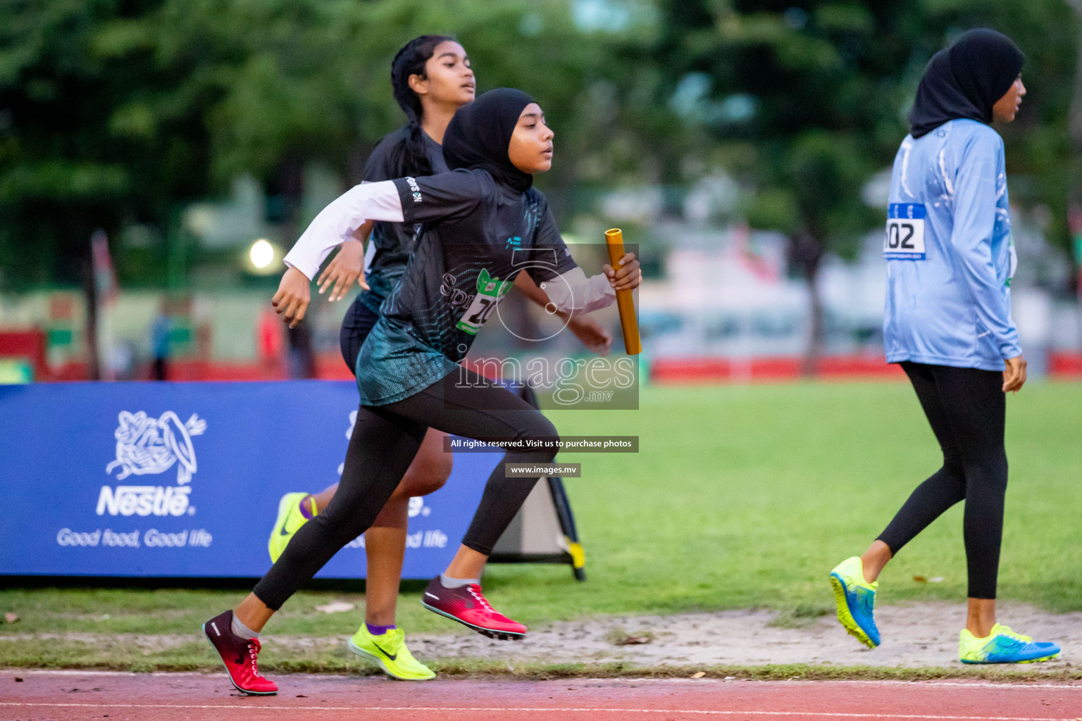 Day 2 of National Athletics Championship 2023 was held in Ekuveni Track at Male', Maldives on Friday, 24th November 2023. Photos: Hassan Simah / images.mv