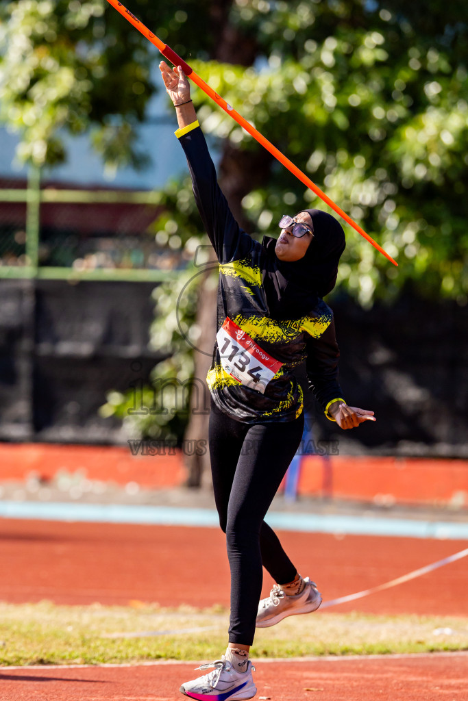 Day 2 of Inter-school Athletics Championship 2025 held in Ekuveni Synthetic Track, Male', Maldives on Tuesday, 07th October 2025. Photos by: Nausham Waheed / Images.mv