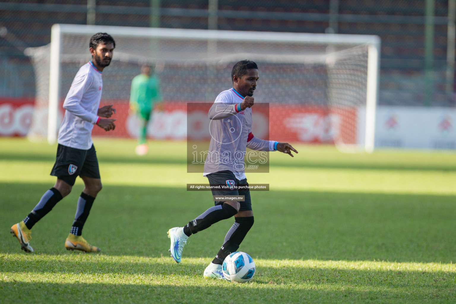 Tent Sports Club vs Club PK in 2nd Division 2022 on 13th July 2022, held in National Football Stadium, Male', Maldives  Photos: Hassan Simah / Images.mv