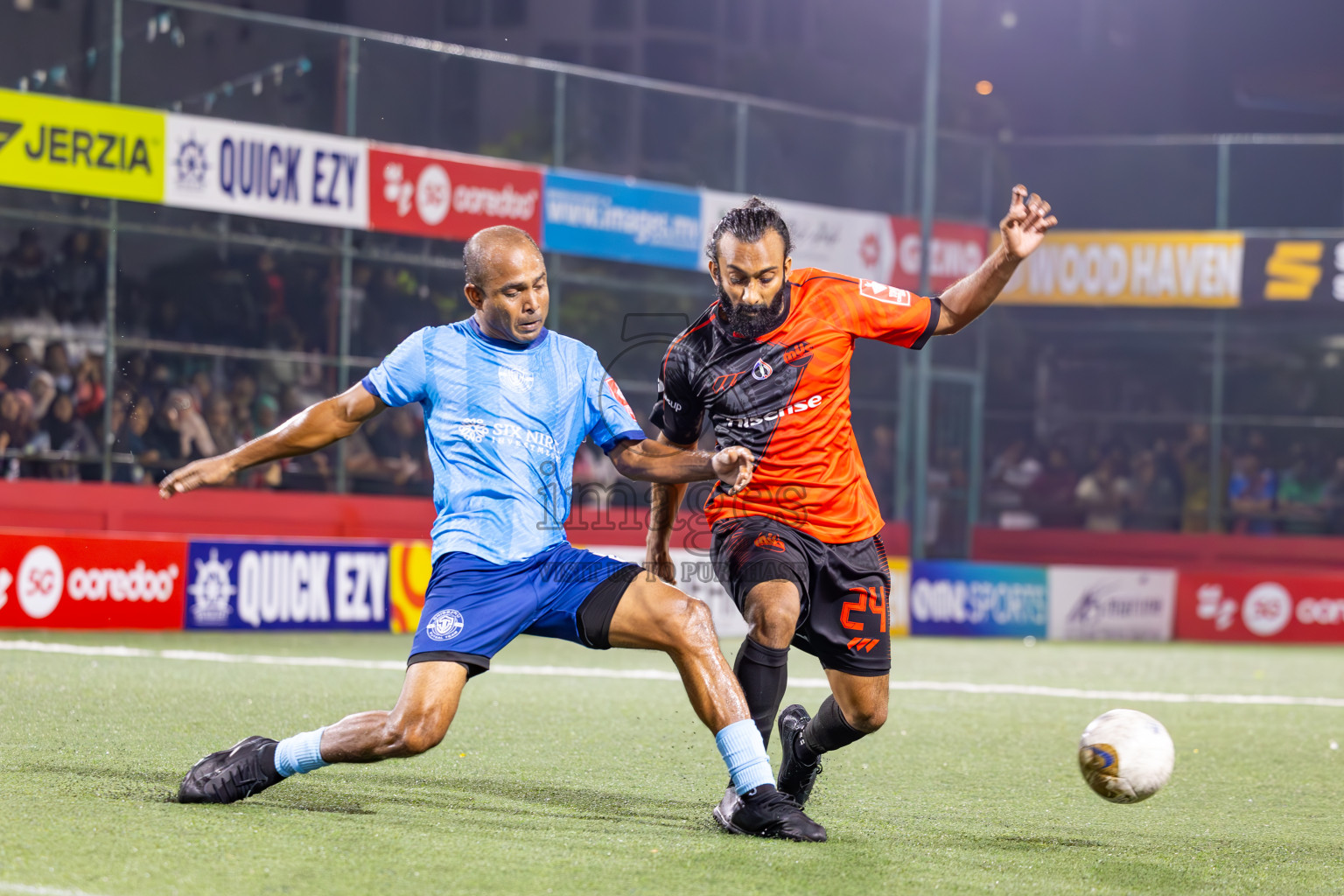 M Dhiggaru vs M Muli in Meemu Atoll Finals in Day 25 of Golden Futsal Challenge 2025 was held on Wednesday , 28th January 2025, in Hulhumale', Maldives. Photos: Ismail Thoriq / images.mv