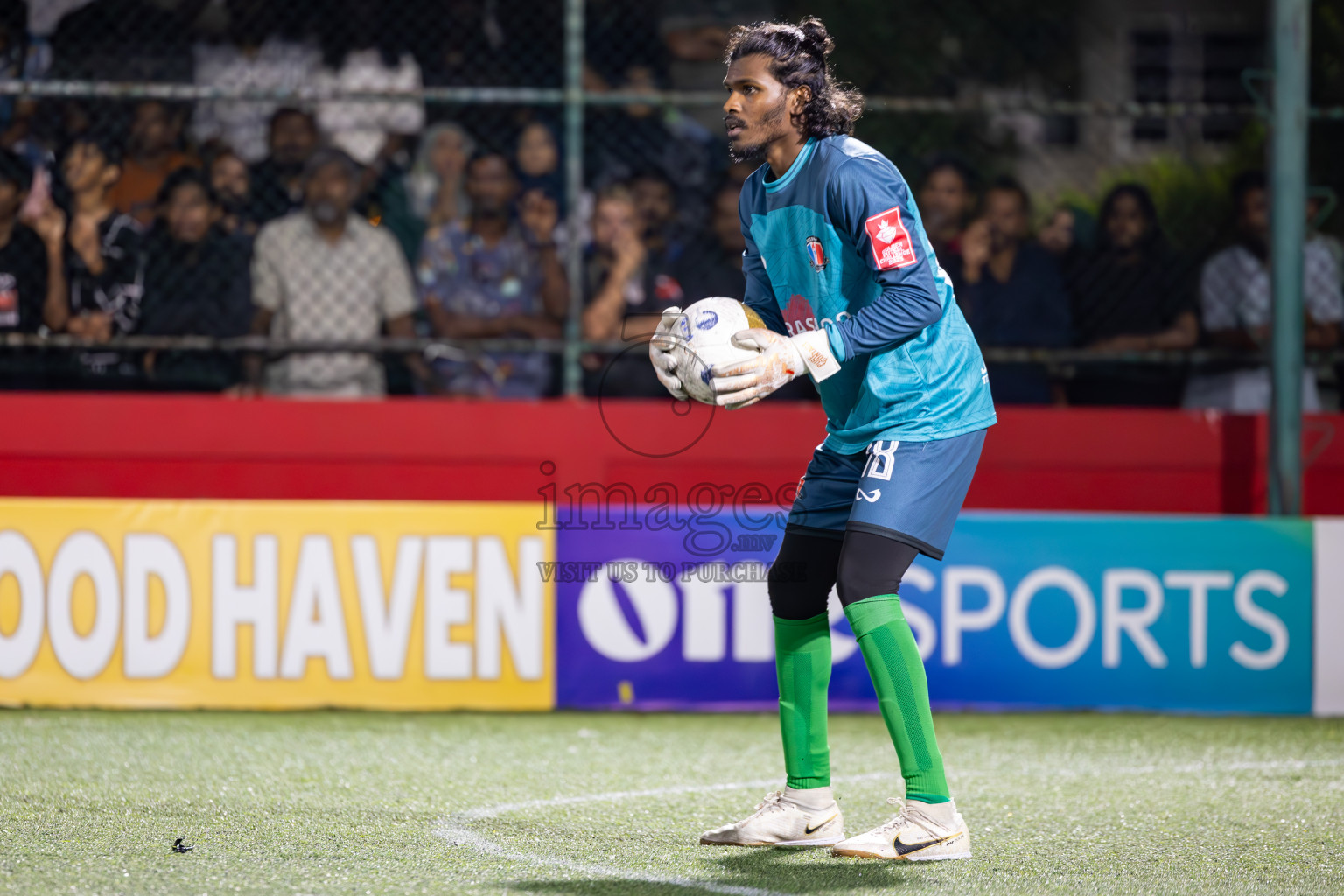 AA Mathiveri vs AA Rasdhoo in Day 15 of Golden Futsal Challenge 2025 was held on Sunday, 19th January 2025, in Hulhumale', Maldives. Photos: Ismail Thoriq / images.mv