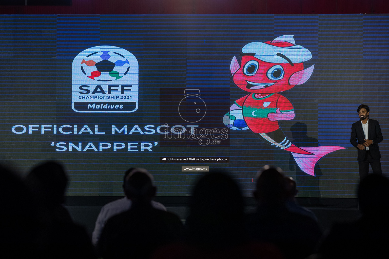 SAFF Championship 2021 Launching event was held in National Stadium, Male', Maldives on Sunday, 12th September 2021. Photos: Ismail Thoriq / images.mv