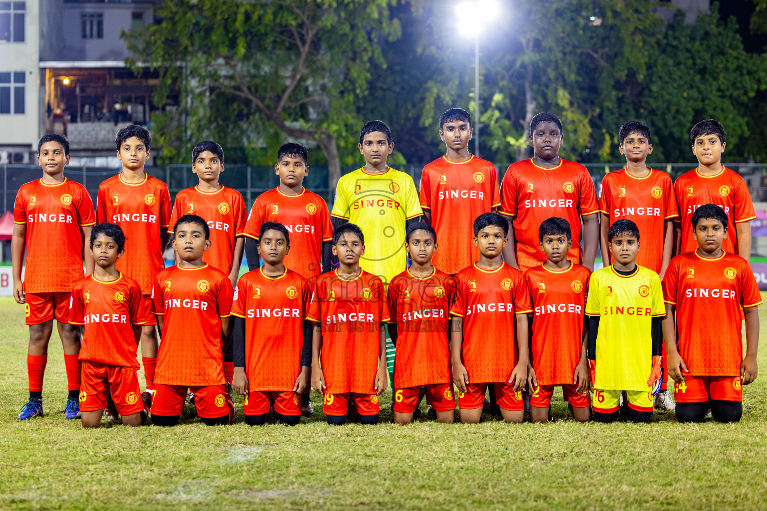 Victory Sports Club vs Hurriyya Sports Club (U12) in Day 9 of Dhivehi Youth League 2024 held at Henveiru Stadium on Saturday, 14th December 2024. Photos: Nausham Waheed / Images.mv