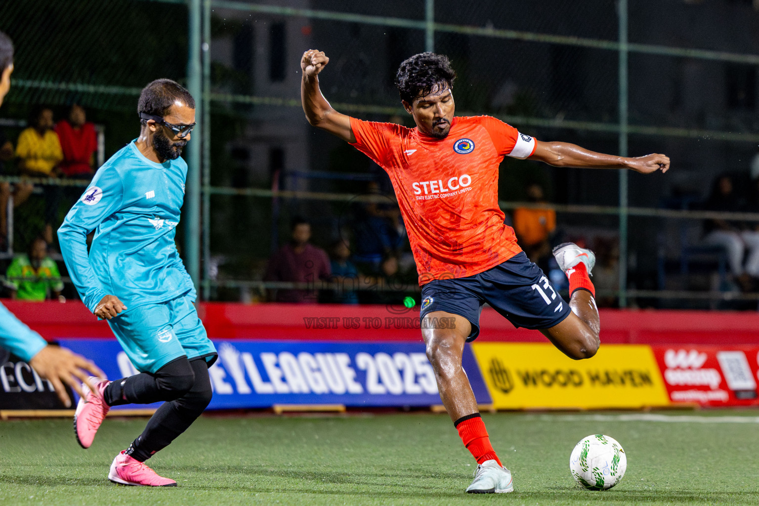 STELCO RC vs Club Hajj in Day 14 of Office League 2025 was held on Tuesday, 29th April 2025 in Hulhumale', Maldives. Photos: Nausham Waheed / images.mv