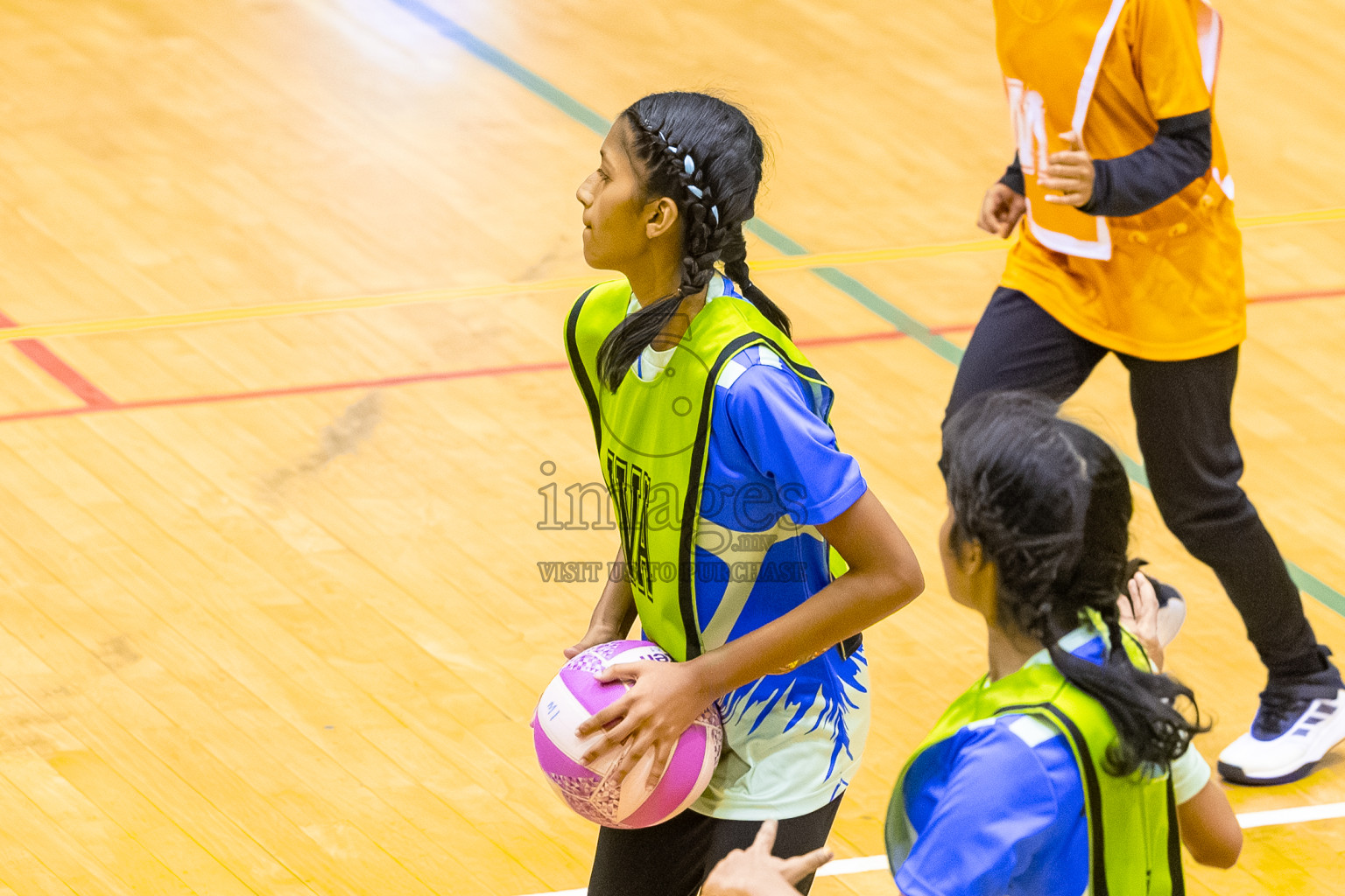 Day 8 of 24th Milo Netball Association Championship was held in Social Center at Male', Maldives on Monday, 8th September 2025. Photos: Mohamed Mahfooz Moosa / images.mv