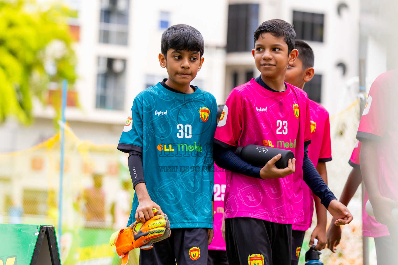 Day 1 of MILO Academy Championship 2025 (U-12) was held at Henveiru Stadium in Male', Maldives on Thursday, 1st May 2025. Photos: Nausham Waheed / images.mv