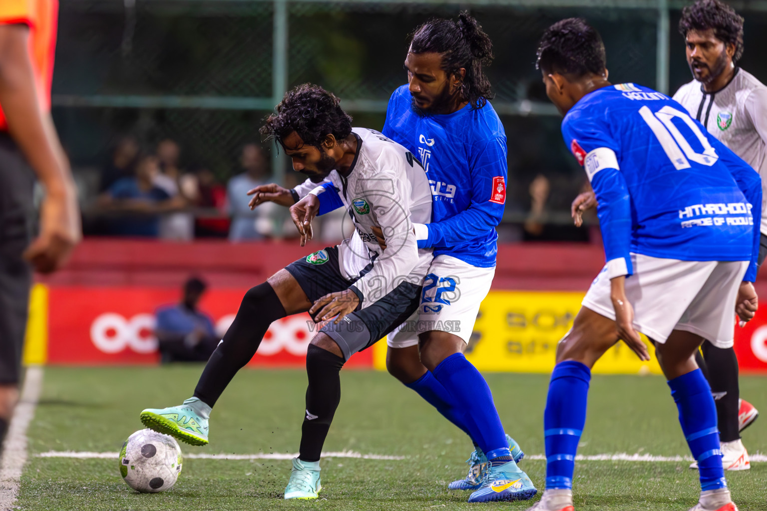 S Hithadhoo vs S Maradhoofeydhoo in Day 21 of Golden Futsal Challenge 2024 was held on Sunday , 4th February 2024 in Hulhumale', Maldives
Photos: Ismail Thoriq / images.mv