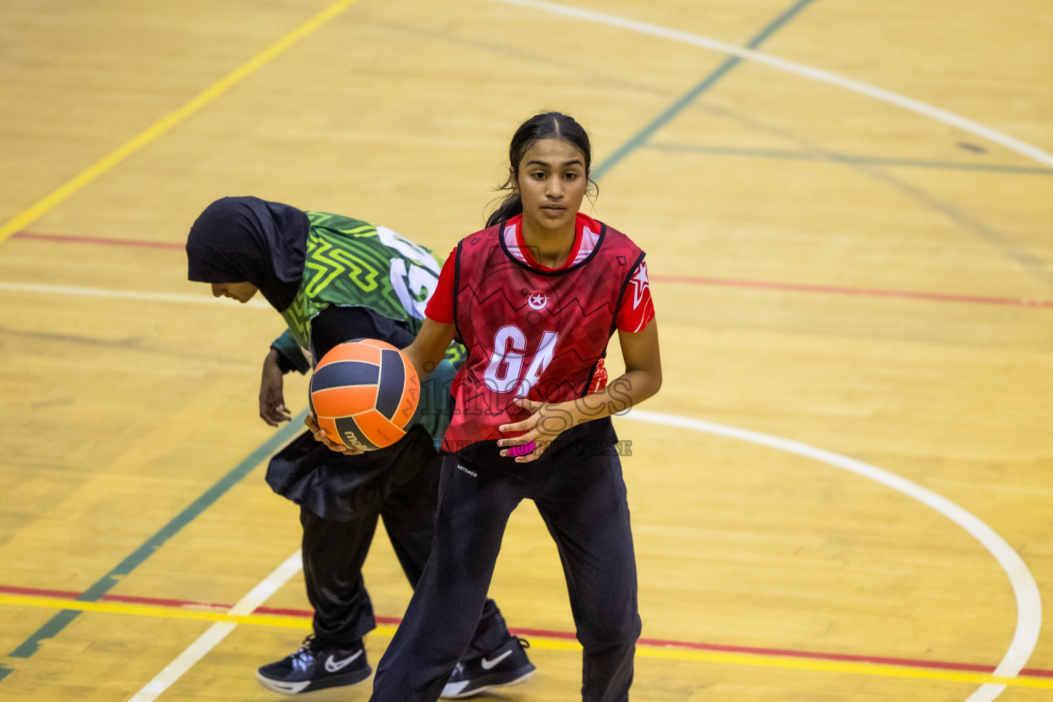 Day 11 of 25th Inter-School Netball Tournament was held in Social Center at Male', Maldives on Wednesday, 21st August 2024.