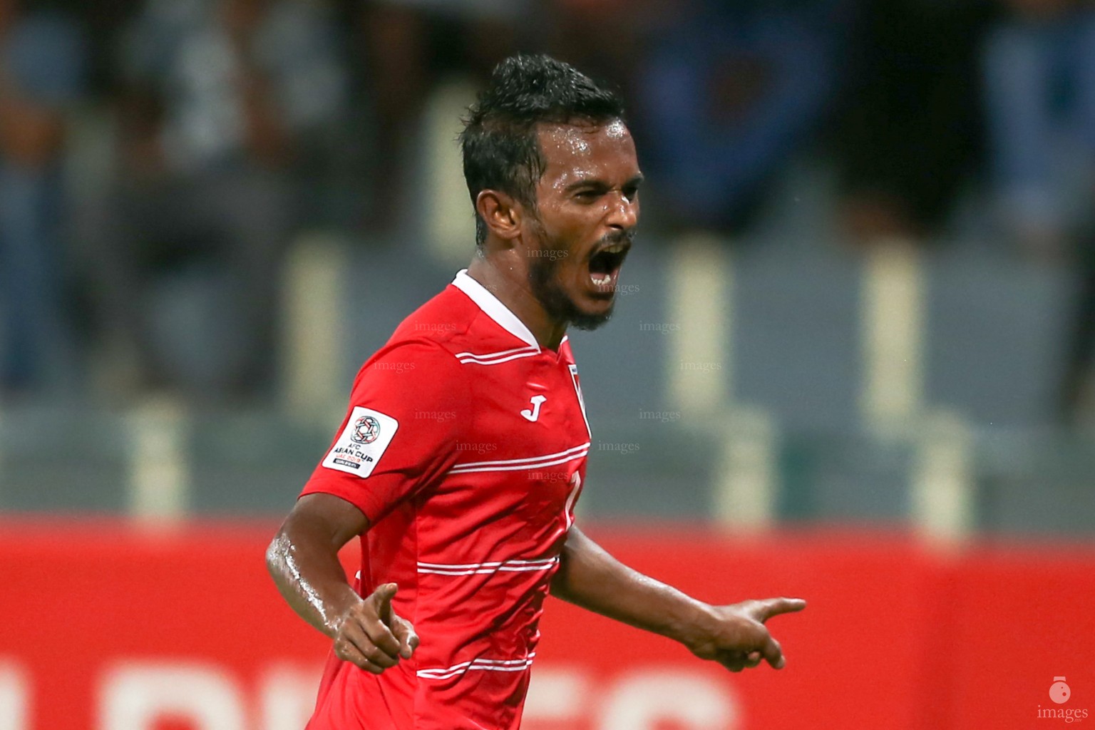 Asian Cup Qualifier between Maldives and Oman in National Stadium, on 10 October 2017 Male' Maldives. ( Images.mv Photo: Abdulla Abeedh )