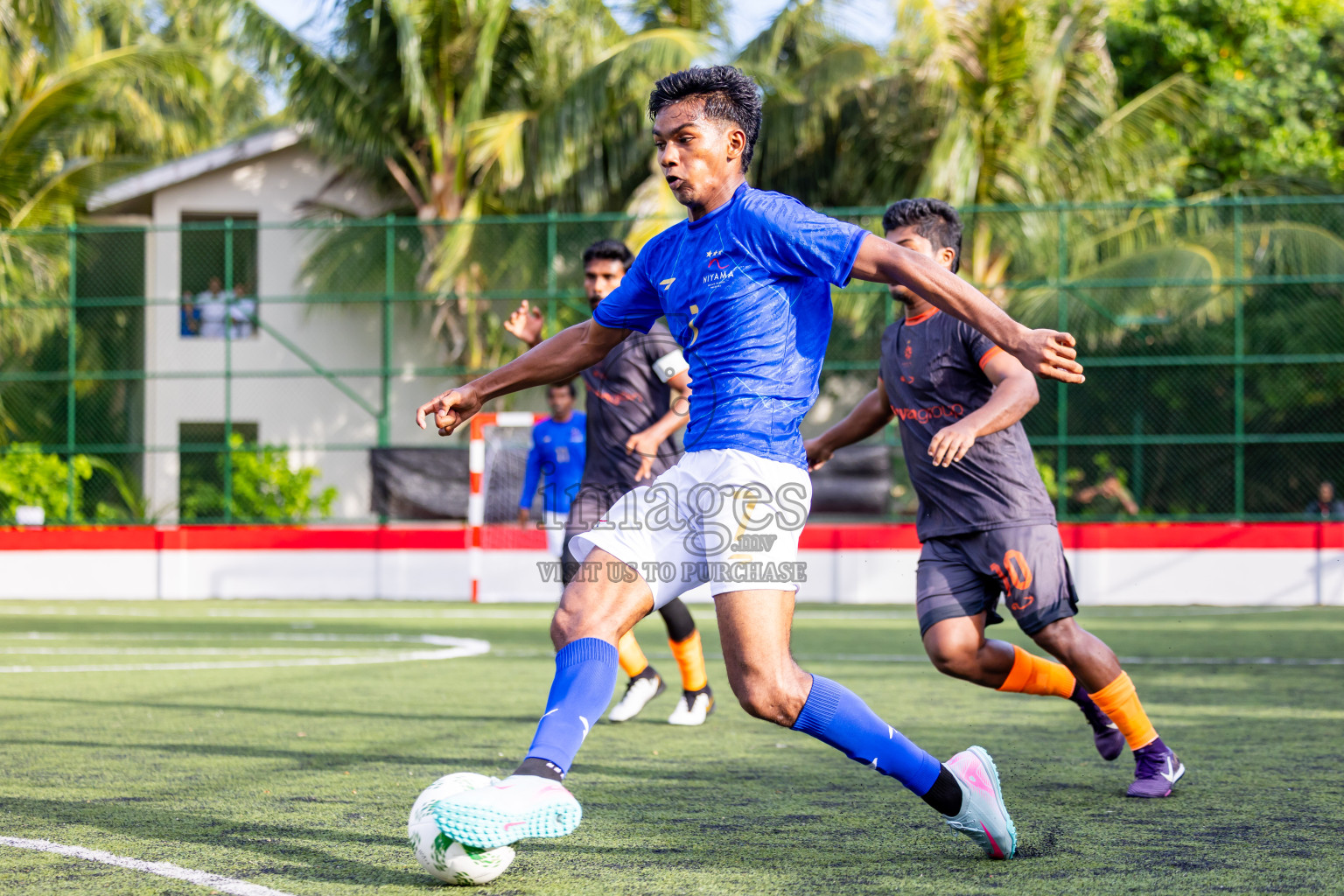 Velavaru vs Niyama in Day 4 of Resort League 2025 (Dhaalu Zone) was held on Sunday, 18th May 2025 in Niyama Private island, Dhaalu Atoll, Maldives. Photos: Nausham Waheed / images.mv