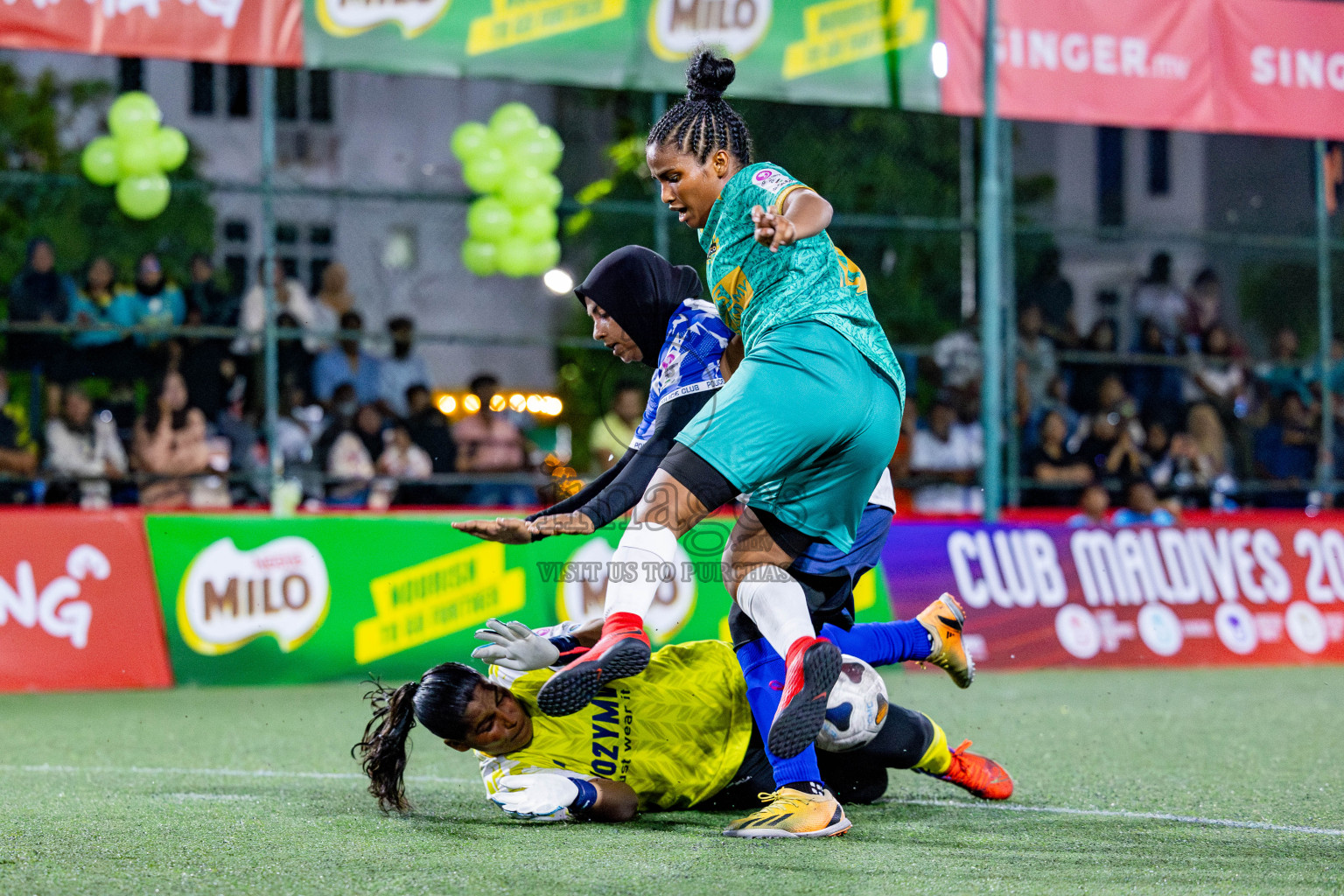 WAMCO vs POLICE CLUB in Eighteen Thirty 2024 2024 held in Rehendi Futsal Ground, Hulhumale', Maldives on Monday, 16th September 2024. Photos: Shu / images.mv