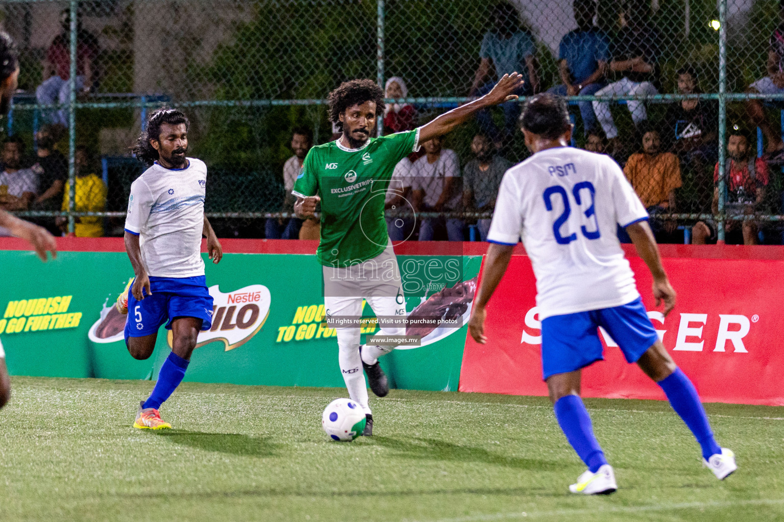 Hulhumale Hospital vs PSM in Club Maldives Cup Classic 2023 held in Hulhumale, Maldives, on Saturday, 22nd July 2023 Photos: Hassan Simah/ images.mv