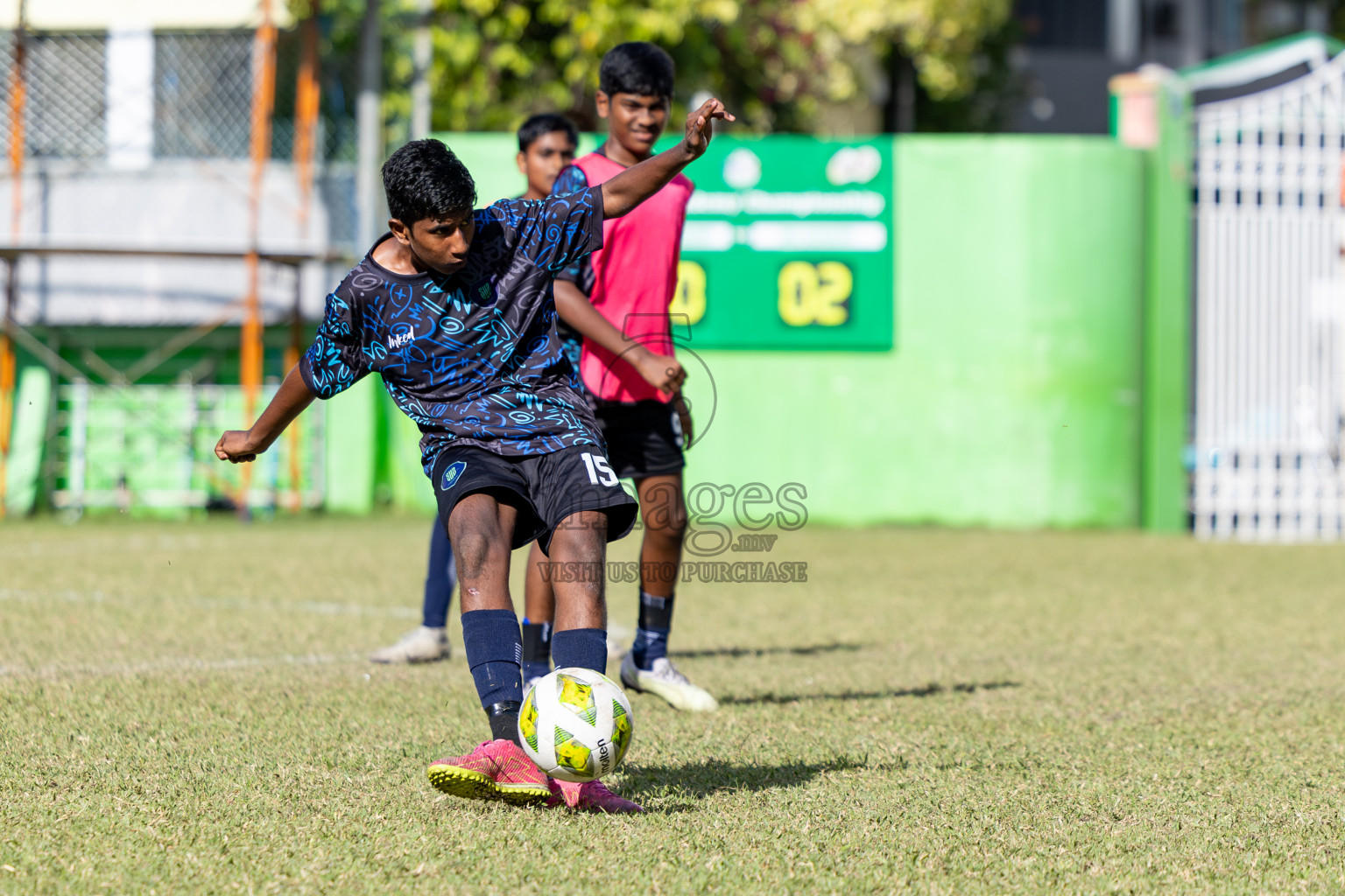 Day 4 of MILO Academy Championship 2024 (U-14) was held in Henveyru Stadium, Male', Maldives on Sunday, 3rd November 2024. 
Photos: Hassan Simah / Images.mv