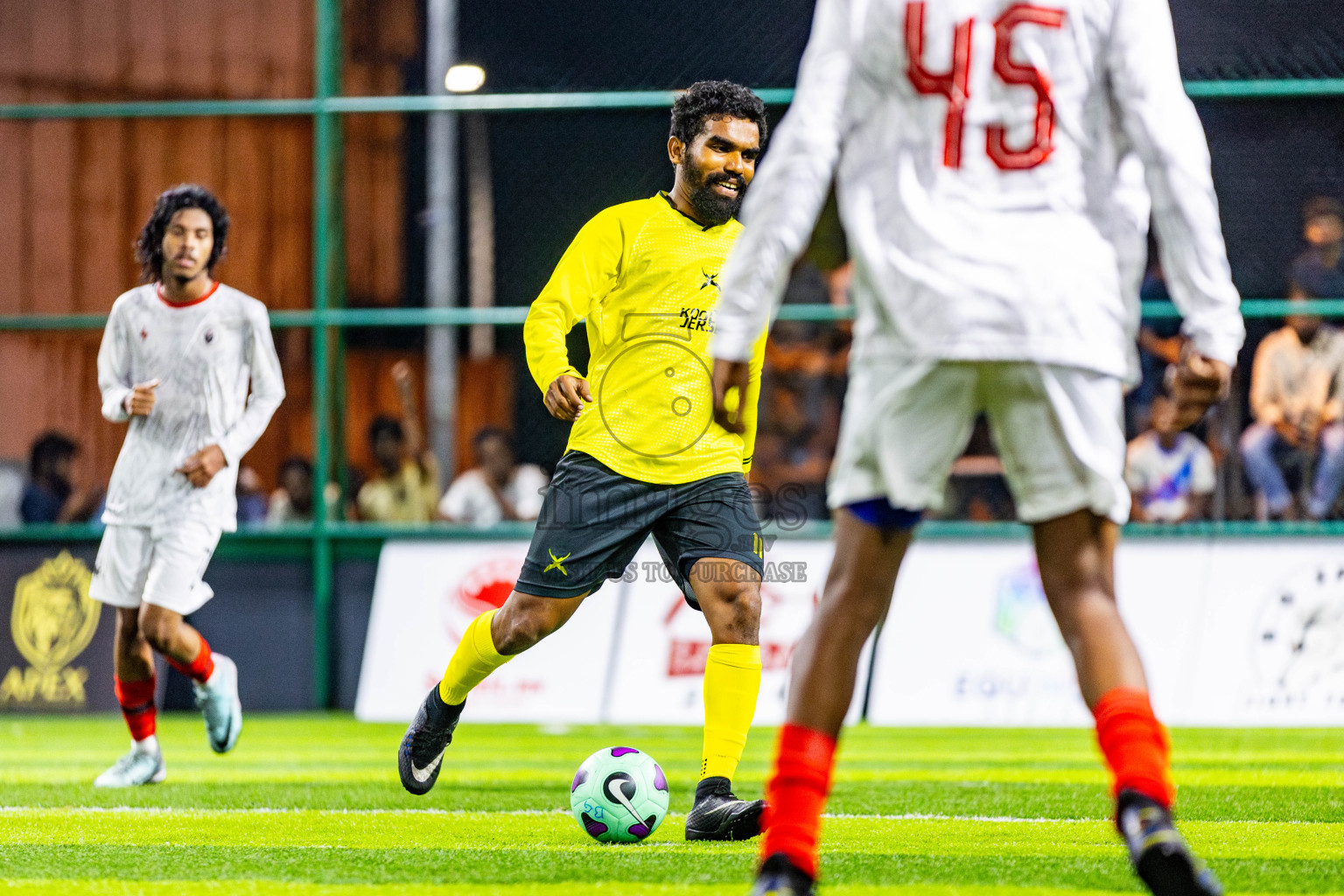 Xephyrs vs Anakee SC in Day 3 of BG Futsal Challenge 2024 was held on Thursday, 14th March 2024, in Male', Maldives Photos: Nausham Waheed / images.mv