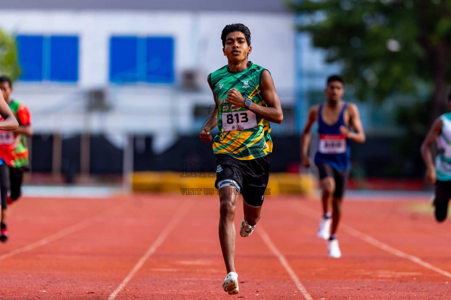 Day 5 of Inter-school Athletics Championship 2025 held in Ekuveni Synthetic Track, Male', Maldives on Saturday, 11th October 2025. Photos by: Nausham Waheed / Images.mv