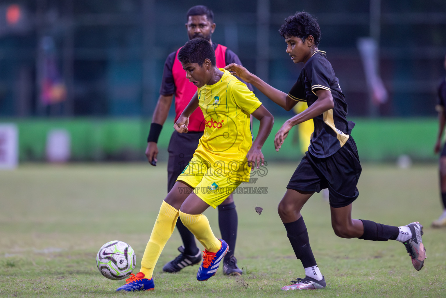 Eagles vs Maziya (U14) in Dhivehi Youth League 2024 - Day 2. Matches held at Henveiru Stadium on 22nd November 2024 , Friday. Photos: Shuu Abdul Sattar/ Images.mv