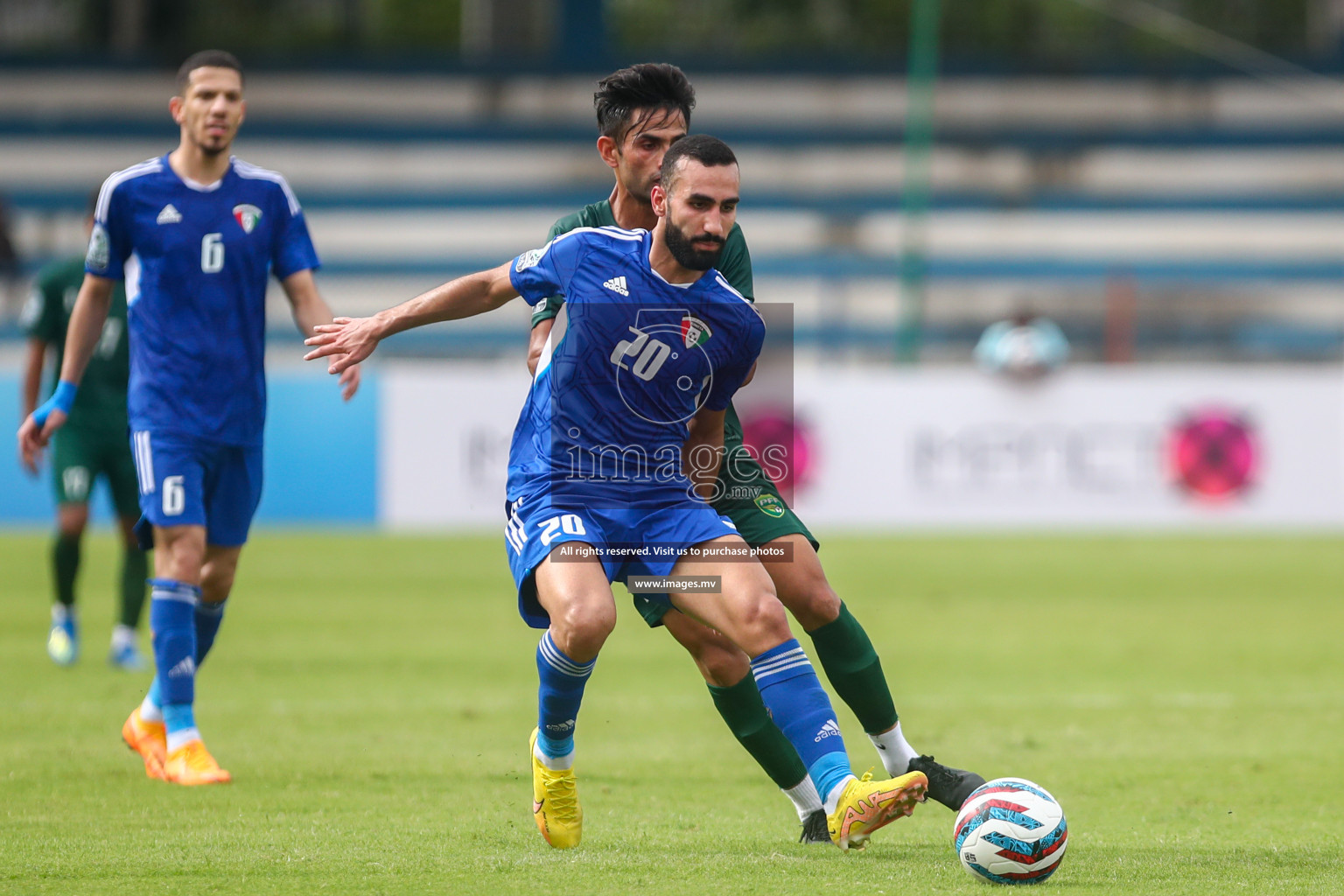 Pakistan vs Kuwait in SAFF Championship 2023 held in Sree Kanteerava Stadium, Bengaluru, India, on Saturday, 24th June 2023. Photos: Nausham Waheed, Hassan Simah / images.mv