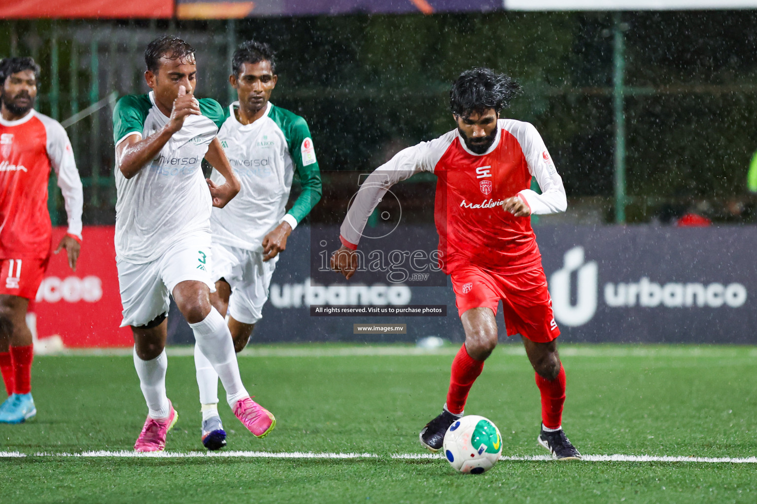 Maldivian vs Baros Maldives in Club Maldives Cup 2023 held in Hulhumale, Maldives, on Thursday, 20th July 2023 Photos: Nausham waheed / images.mv