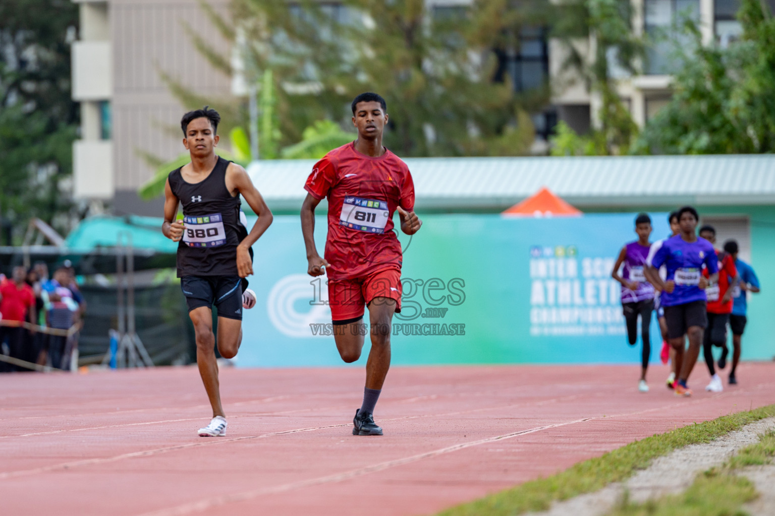 Day 2 of MWSC Interschool Athletics Championships 2024 held in Hulhumale Running Track, Hulhumale, Maldives on Sunday, 10th November 2024. 
Photos by: Hassan Simah / Images.mv