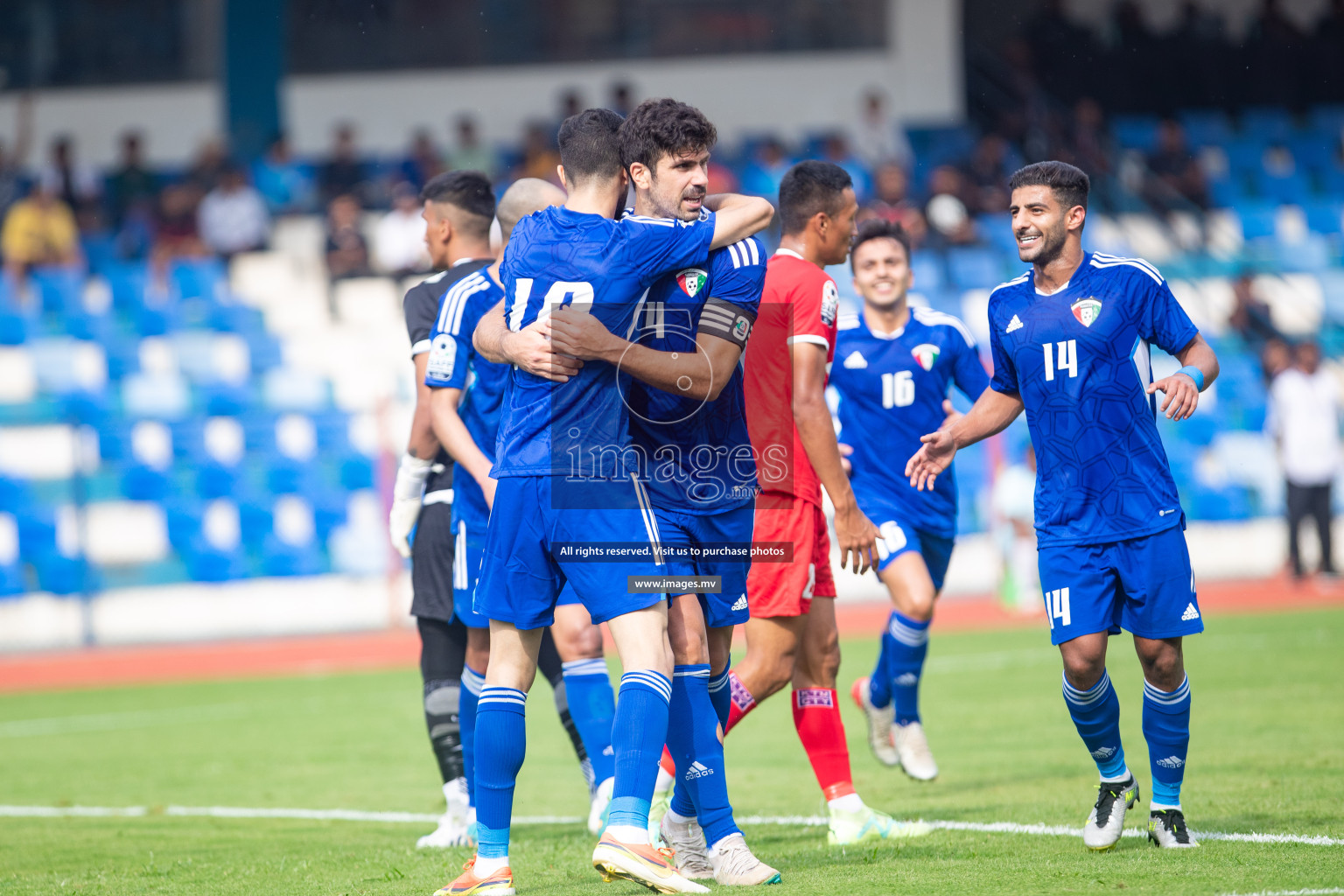 Kuwait vs Nepal in the opening match of SAFF Championship 2023 held in Sree Kanteerava Stadium, Bengaluru, India, on Wednesday, 21st June 2023. Photos: Nausham Waheed / images.mv