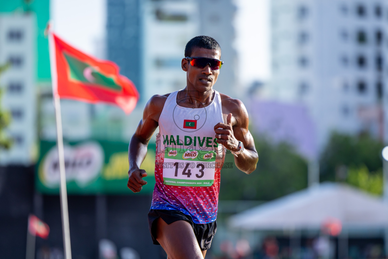 Day 1 of 33rd National Athletics Championship was held in Ekuveni Track at Male', Maldives on Thursday, 5th September 2024. Photos: Nausham Waheed / images.mv