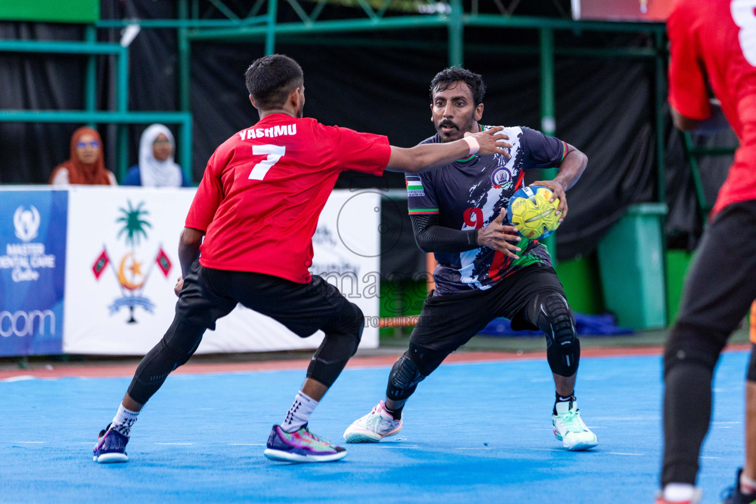 Day 8 of 10th National Handball Tournament 2023, held in Handball ground, Male', Maldives on Tuesday, 5th December 2023 Photos: Nausham Waheed/ Images.mv