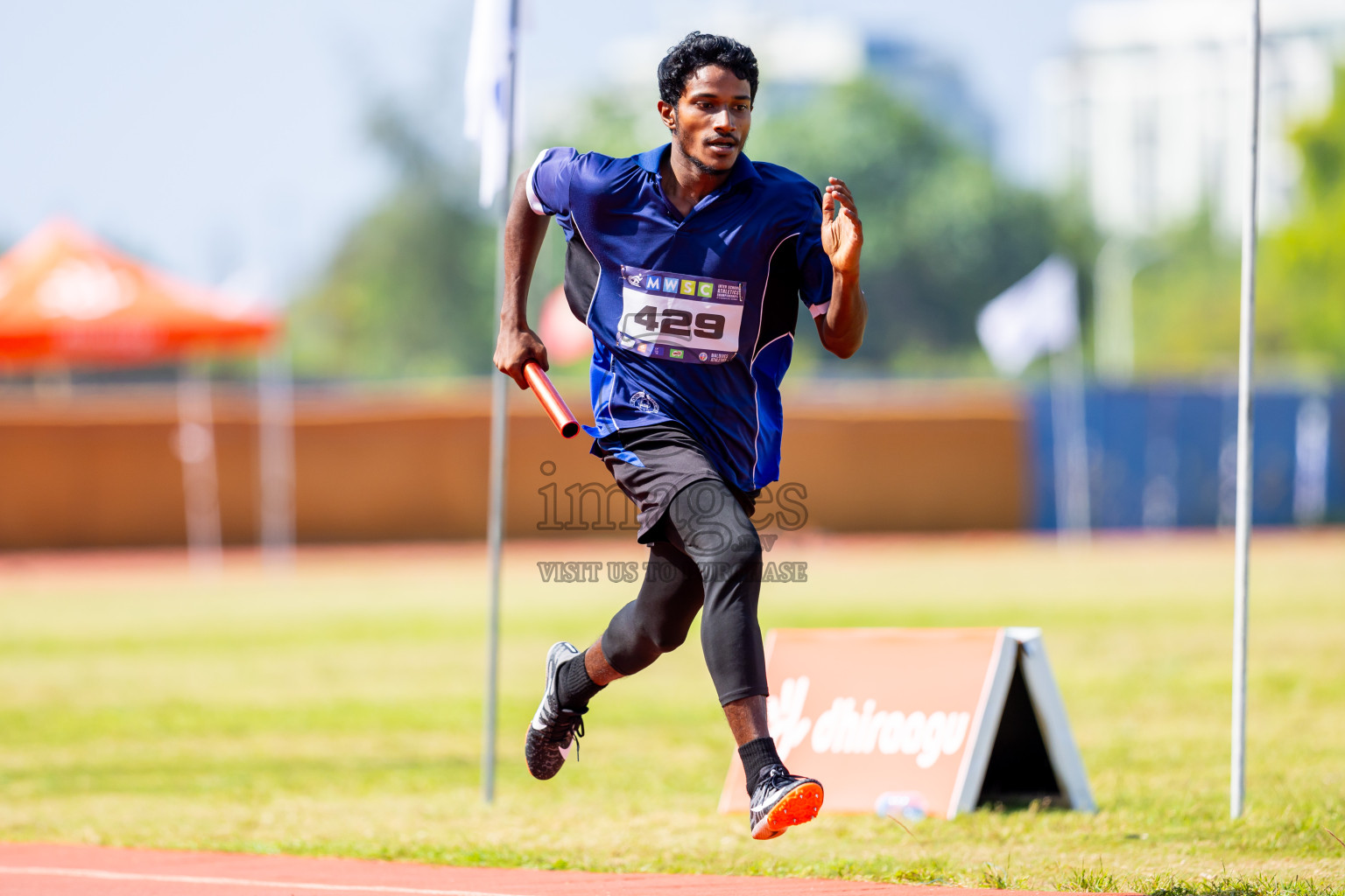 Day 6 of MWSC Interschool Athletics Championships 2024 held in Hulhumale Running Track, Hulhumale, Maldives on Thursday, 14th November 2024. Photos by: Nausham Waheed / Images.mv