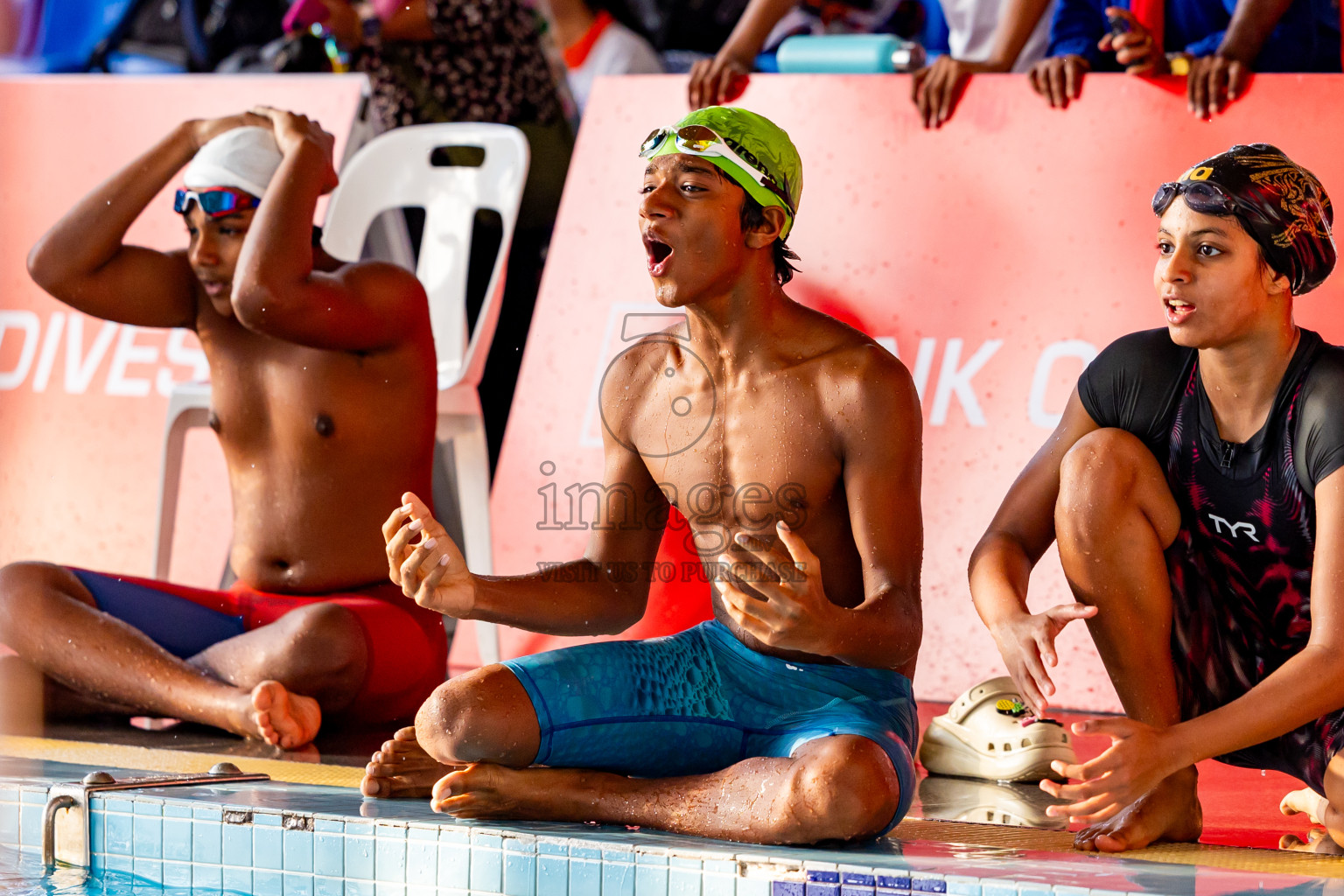 Day 6 of 20th Inter-school Swimming Competition 2024 held in Hulhumale', Maldives on Thursday, 17th October 2024. Photos: Nausham Waheed / images.mv