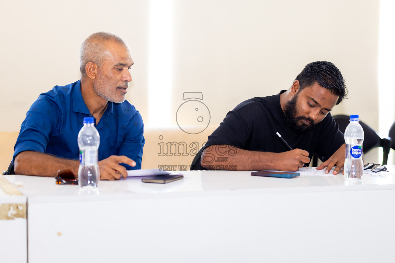Draw Ceremony of FAM League Cup 2025 held in Male, Maldives, on Wednesday, 30th April 2025 Photos: Nausham Waheed / images.mv