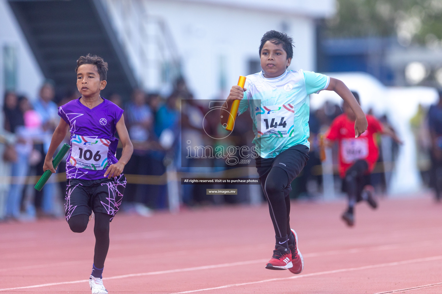 Day five of Inter School Athletics Championship 2023 was held at Hulhumale' Running Track at Hulhumale', Maldives on Wednesday, 18th May 2023. Photos: Shuu / images.mv