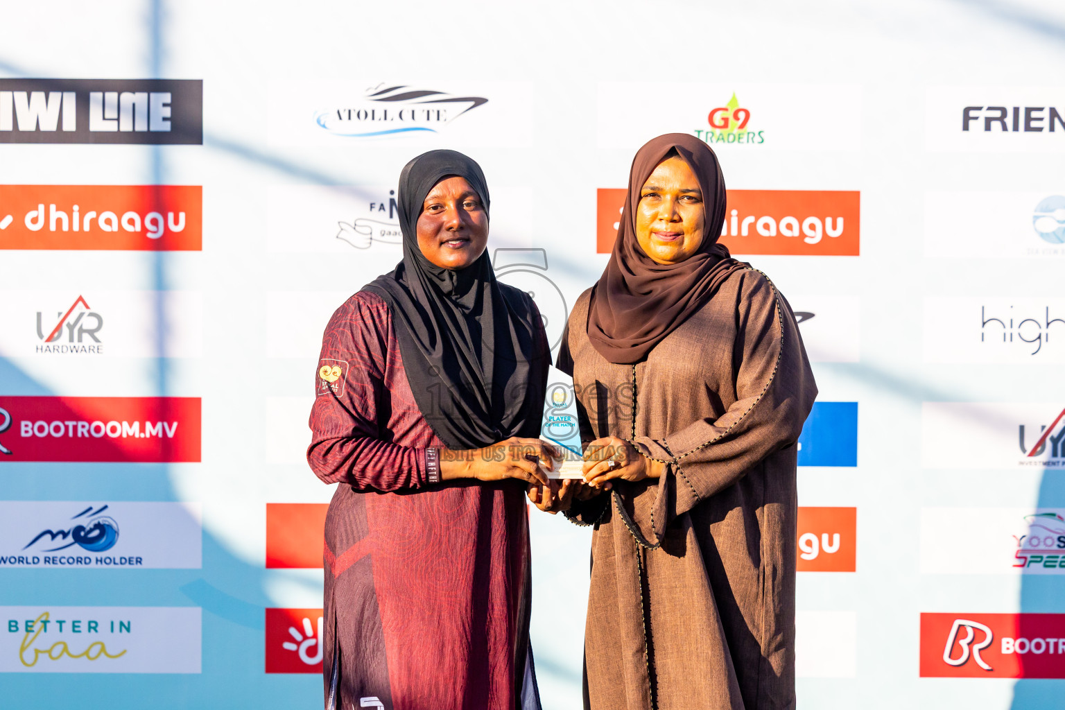 Kihaadhoo vs Hithaadhoo in Day 3 of Better in Baa Futsal Fiesta 2025 Woman's division held in B. Eydhafushi, Maldives on Friday, 7th November 2025. Photos: Nausham Waheed / images.mv