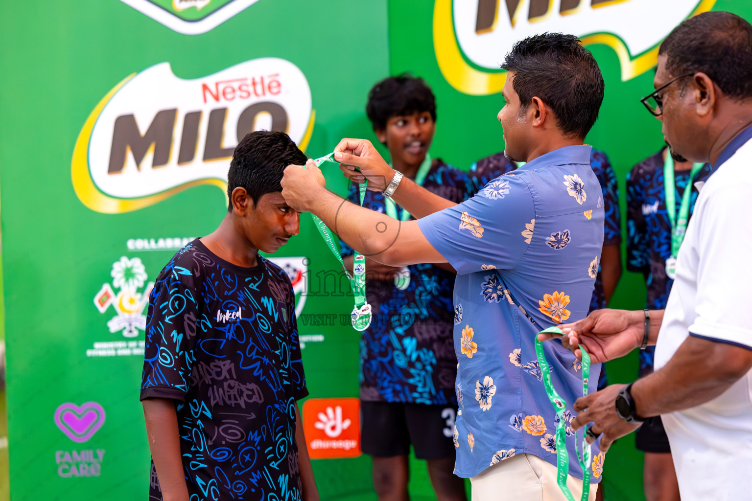 Day 4 of MILO Academy Championship 2024 (U-14) was held in Henveyru Stadium, Male', Maldives on Sunday, 3rd November 2024. Photos: Ismail Thoriq / Images.mv