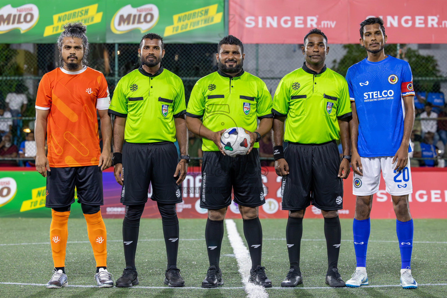 STELCO RC vs Dhiraagu in Club Maldives Cup 2024 held in Rehendi Futsal Ground, Hulhumale', Maldives on Wednesday, 2nd October 2024.
Photos: Ismail Thoriq / images.mv