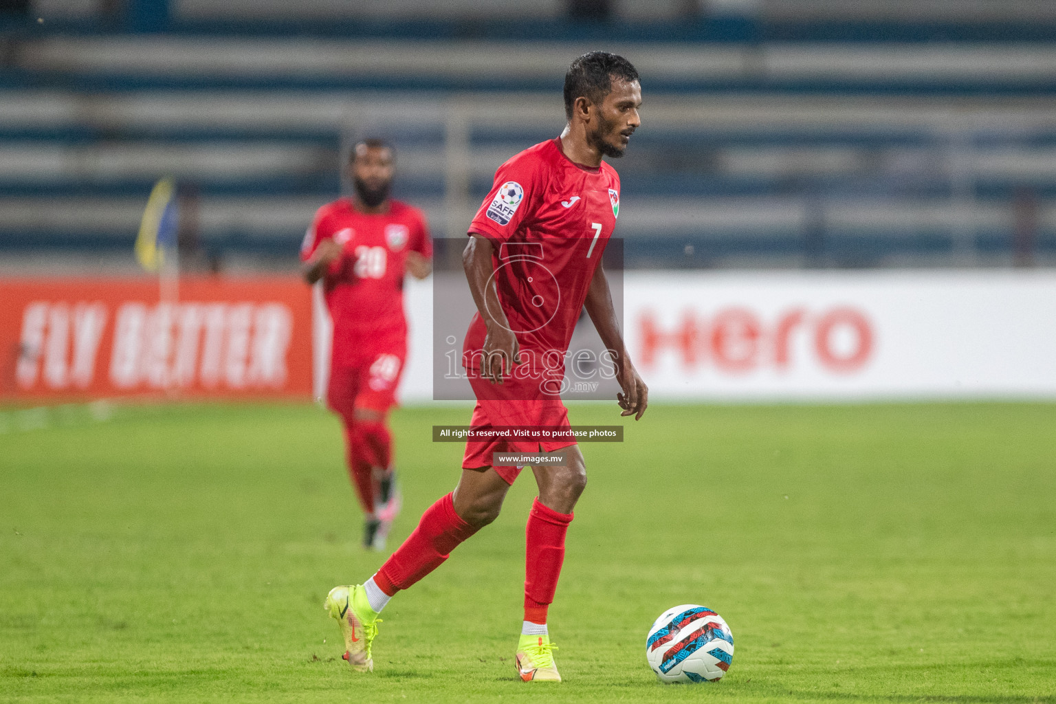 Maldives vs Bhutan in SAFF Championship 2023 held in Sree Kanteerava Stadium, Bengaluru, India, on Wednesday, 22nd June 2023. Photos: Nausham Waheed / images.mv