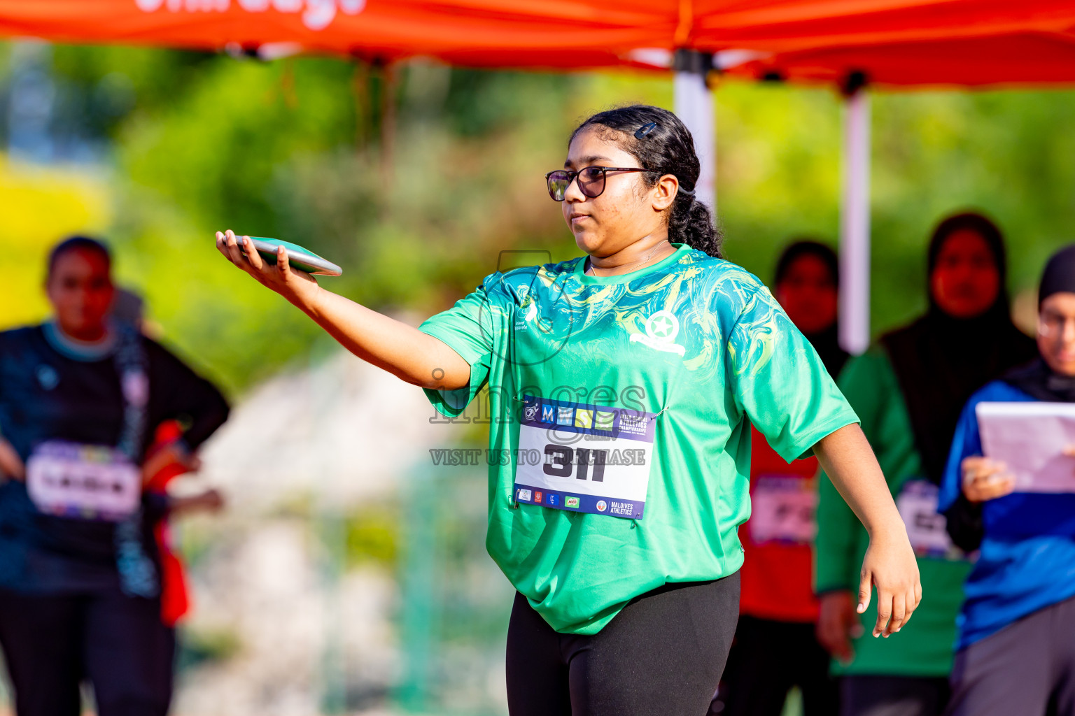 Day 6 of MWSC Interschool Athletics Championships 2024 held in Hulhumale Running Track, Hulhumale, Maldives on Thursday, 14th November 2024. Photos by: Nausham Waheed / Images.mv