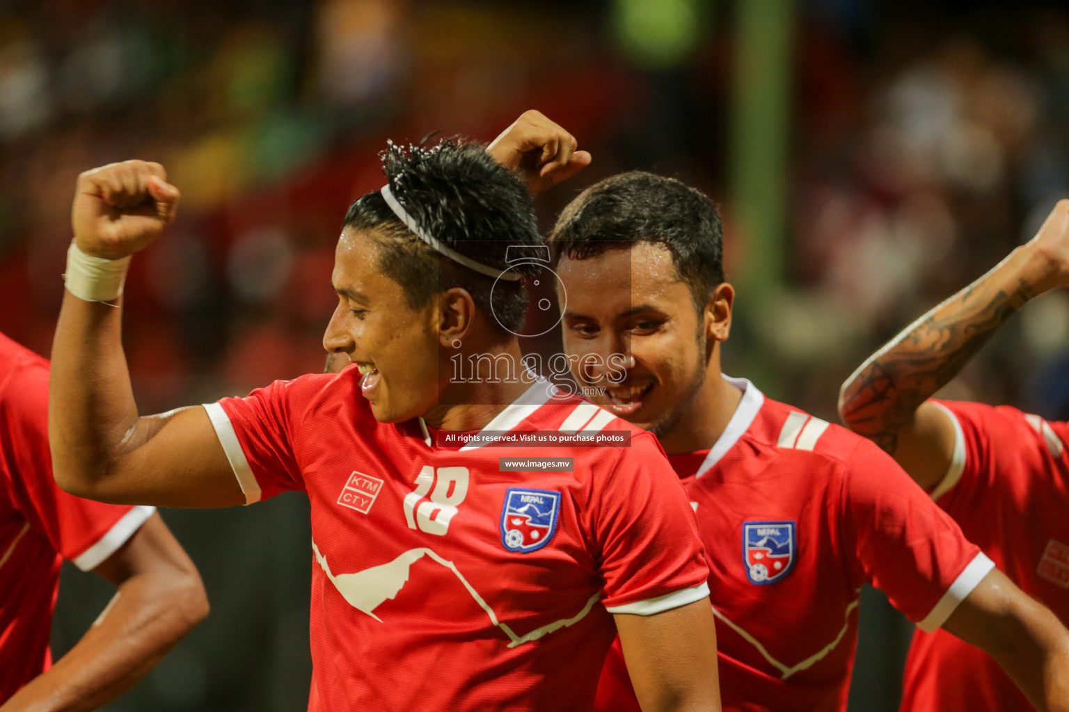 Nepal vs Sri Lanka in SAFF Championship 2021 held on 4th October 2021 in Galolhu National Stadium, Male', Maldives